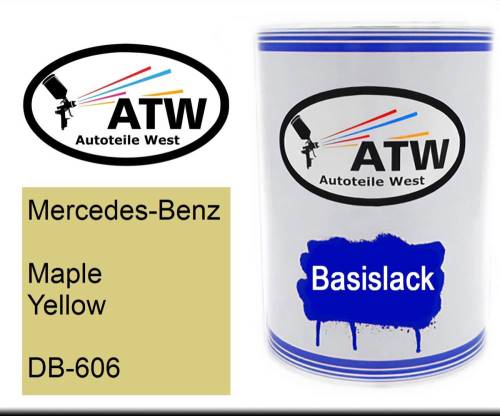 Mercedes-Benz, Maple Yellow, DB-606: 500ml Lackdose, von ATW Autoteile West.